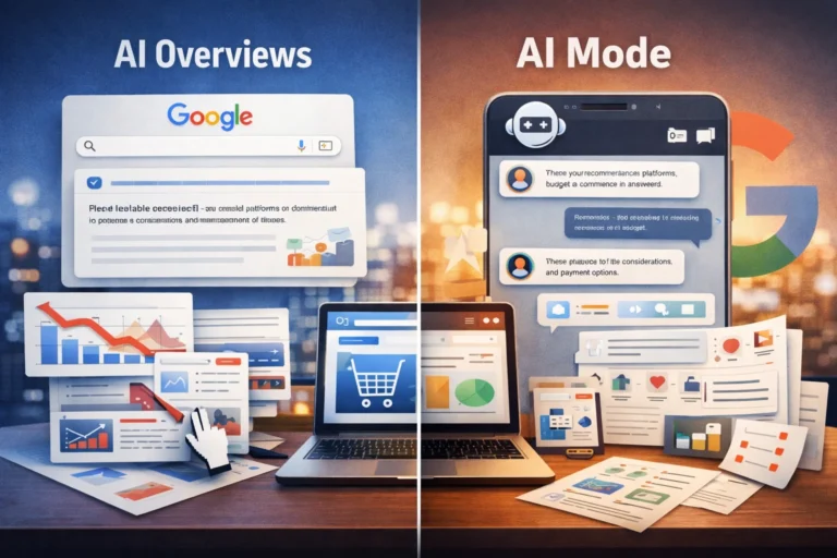 ai overviews vs ai mode