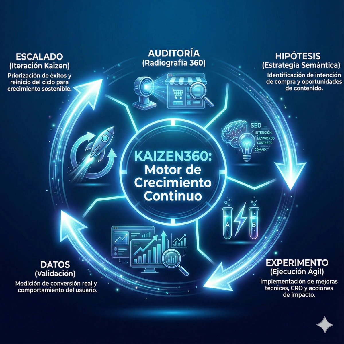 Método Kaizen360 de crecimiento para negocios